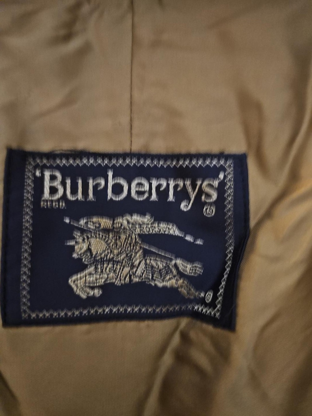 Vintage Burberry's Double-breasted Trench Coat Men's Size 44 Regular